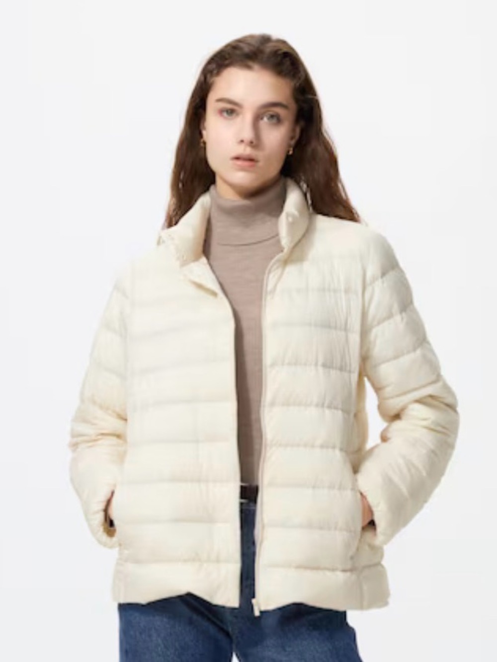 Uniqlo Ultralight Down Jacket in Off White (Japan size M)